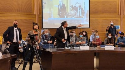 בן גביר התפרץ לכנס על אלימות מתנחלים: "תתביישו"