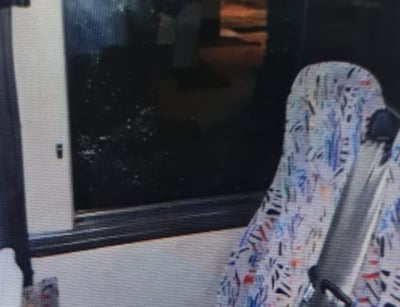 יידוי אבנים לעבר אוטובוס בבאר שבע