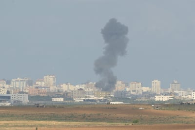 צה"ל תקף יעדים של חמאס בעזה. צפו בתיעוד