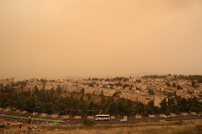 זיהום אוויר חריג ברחבי הארץ: מתי צפויה רגיעה?