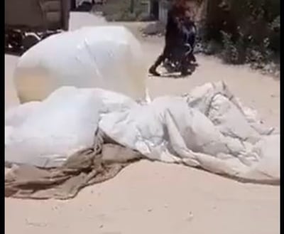 בלון תצפית של צה"ל התרסק לשטח רצועת עזה