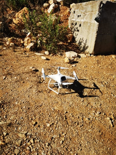 צה"ל הפיל רחפן של חיזבאללה בגבול לבנון