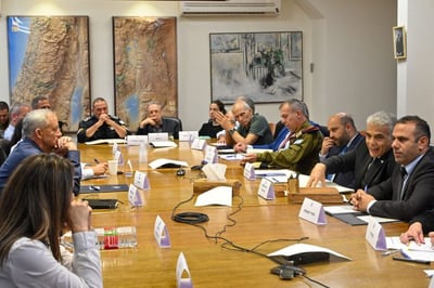 ישיבת הקבינט.