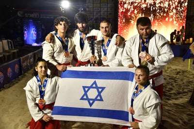 כבוד: מדליית ארד לנבחרת הסמבו של ישראל באליפות העולם
