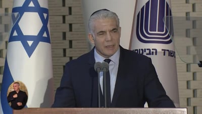 אופס: לפיד נאם על הנחת תפילין ביום כיפור