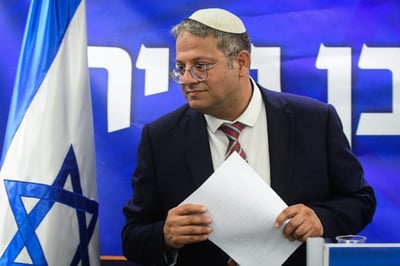 איתמר בן גביר. רוב מצביעי הציונות הדתית תומכים בו ולא סבמוטריץ' (צילום: אבשלום ששוני, פלאש 90)