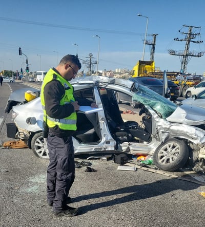 8 פצועים בתאונה סמוך לכפר קרע, בהם אחד קשה