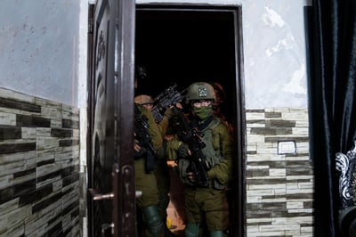 בלילה אחד: צה"ל עצר 33 מבוקשים ביהודה ושומרון