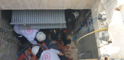פועל חולץ אחרי שנפל לבור בירושלים, מצבו בינוני
