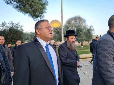 השר בן גביר בהר הבית