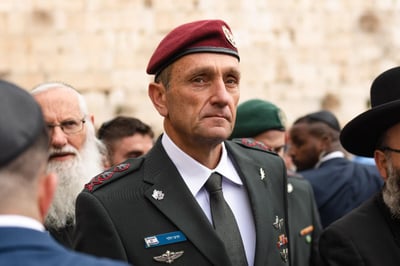 יוצא לדרך: הרמטכ"ל הרצי הלוי במסדר ראשון בקריה