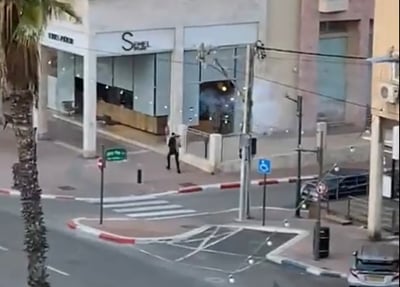 אימה ברמה"ש: צפו באירוע שהקפיץ את תושבי השכונה