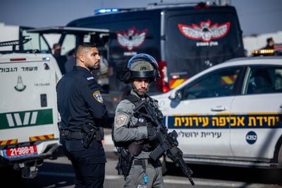 כוחות בשטח לאחר פיגוע דריסה. אילוסטרציה