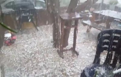 מזג האוויר השתגע: ברד כבד יורד בבקעת הירדן. צפו