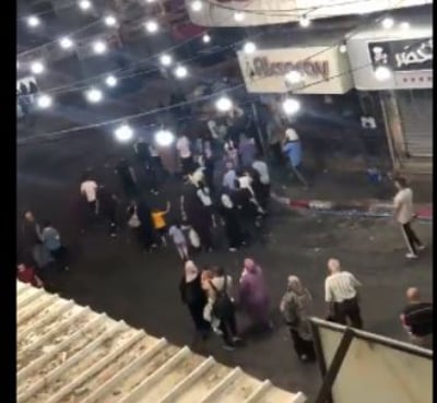 צפו: תושבי מחנה הפליטים ג'נין בורחים מבתיהם