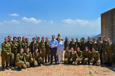 נשיא המדינה בגבול לבנון: 'ערוכים ומוכנים לכל תרחיש'