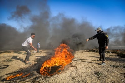 התפרעויות בגבול עזה: דיווח על הרוג ו-9 פצועים במקום