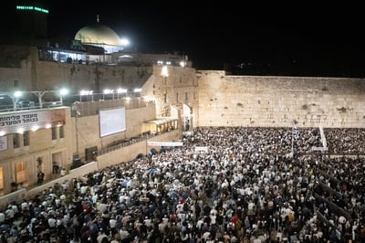 בעקבות ההנחיות: אירועי הסליחות בכותל יתקיימו בזום