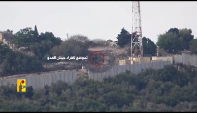 חיזבאללה מפרסם תיעוד של ירי הטיל לעבר ישראל