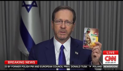 הרצוג חשף ב-CNN מסמך ובו תוכנית חטיפת השבויים