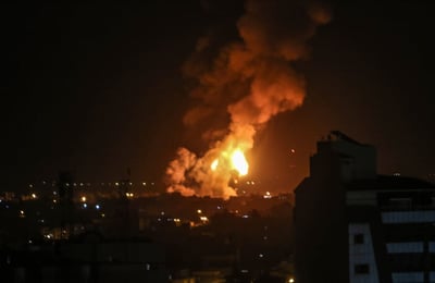 צה"ל תקף הלילה תשתיות חירום של חמאס | צפו