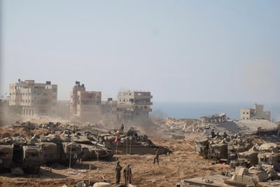 צפו: אוגדה 36 כיתרה את עזה והתייצבה על חוף הים