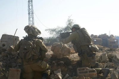 לוחמי גולני נלחמים בעזה (דובר צה"ל)