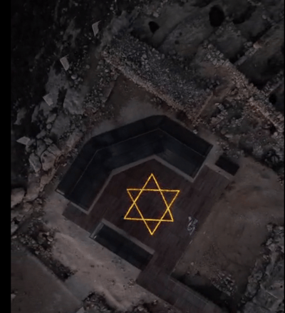 צפו: 30 יום למתקפה, 1400 נרות הודלקו בשילה הקדומה