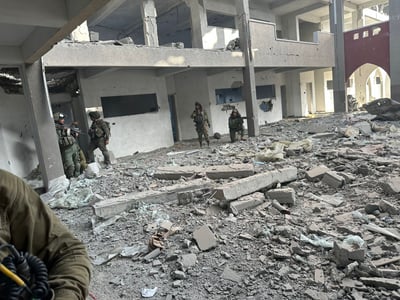 תיעוד: צה"ל חיסל מחבלים שניסו לברוח למנהרה בעזה