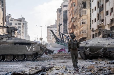 גלריית ענק: כוחות צה"ל בעומק העיר עזה