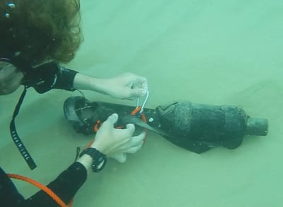 מחבלי חמאס טבעו, מה עושים עם האמל"ח? צפו