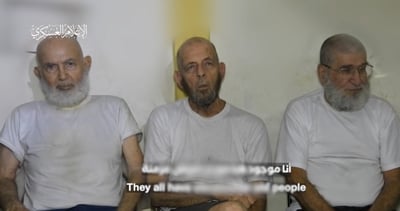 חמאס פרסם תיעוד של שלושה חטופים בחיים