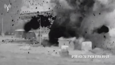 12 מטוסים, עשרות מטרות: צה"ל תקף בשבת באופן נרחב בסוריה