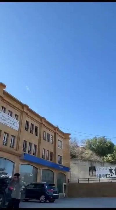 צפו: מטוס קרב עושה בום על קולי בשמי לבנון