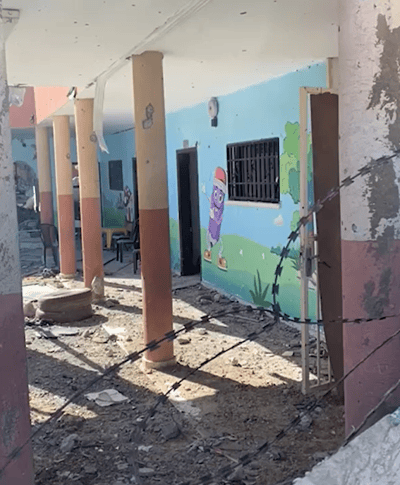 ליד ארגז החול: משגר רקטות אותר בגן ילדים | צפו