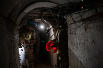 נערכו לשהייה ארוכה: תיעוד ממנהרת הבכירים של חמאס