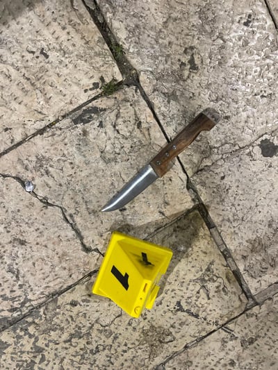 צפו: ניסיון פיגוע דקירה בירושלים, המחבל נוטרל
