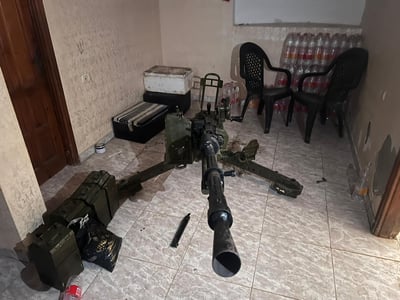 הפעילות ברפיח: מחבלים נעצרו, אמצעי לחימה נתפסו