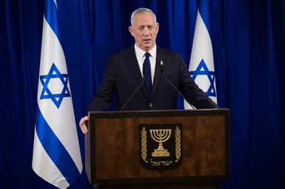 גנץ פורש מהממשלה: "נתניהו מונע ניצחון אמיתי"