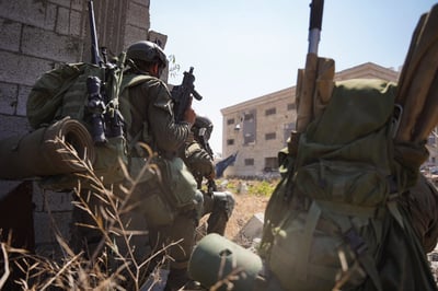 צה"ל השמיד עמדת שיגור מרגמות בתוך פיר ברפיח
