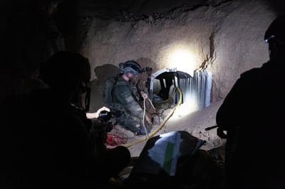 צפו: כך הושמדה המנהרה ממנה חדרו מחבלים מרפיח