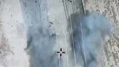 צפו בתיעוד: מחבלים מחוסלים מהאוויר בחאן יונס