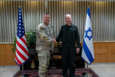 פגישה משולשת: שר הביטחון, הרמטכ"ל ומפקד פיקוד המרכז האמריקני