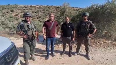 נעצרו פלסטינים שנתפסו עובדים עם באגר בשטח C