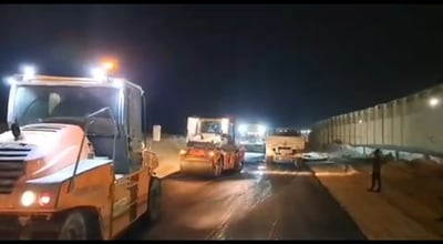 למרות הלחץ הבינלאומי: צה"ל סולל כביש על ציר פילדלפי
