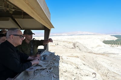 נתניהו בבקעה: חשוב לנו להבטיח שהגבול הזה יישאר גבול של שלום