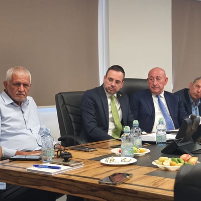 לקראת מלחמה? שר הבריאות קיים ביקור בגבול הצפון