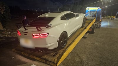 שפרעם: המשטרה עיכלה מכוניות יוקרה של חייב מס