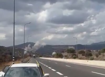 נפילה במחלף גולני: פצוע קל מרסיסים | צפו בתיעוד מהמקום