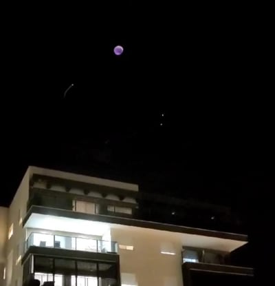 המתקפה האיראנית: צפו במאות המיירטים טסים בשמי ישראל